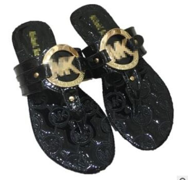 

European and American style high quality new style summer classic style women's beach flip-flops sandals fashion sequins decoration A88-3