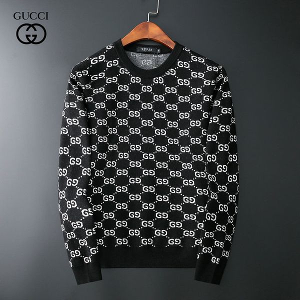 

2019 new logistics fashion men sweater luxury long sleeve sweater medusa european and american fashion trends sweate 015, White;black