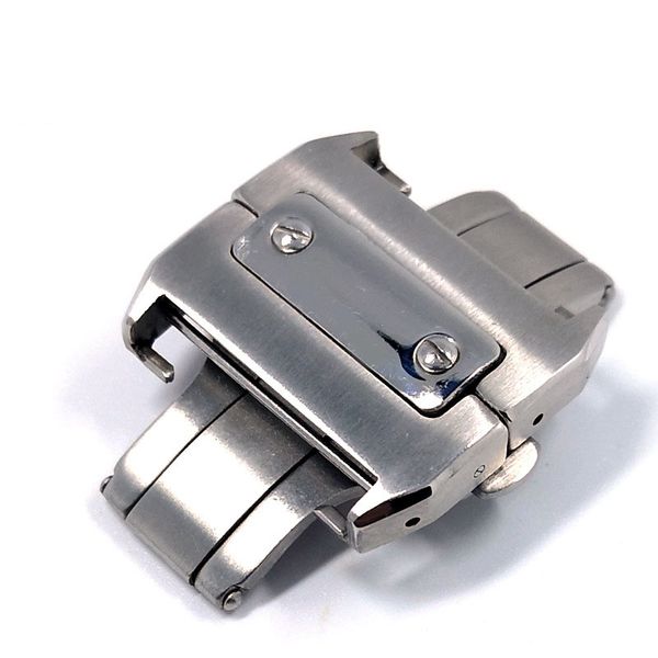 

gospel high-grade solid folding buckle butterfly clasp santoos solid stainless steel folding buckle double press butterfly buckle 18 21mm wa