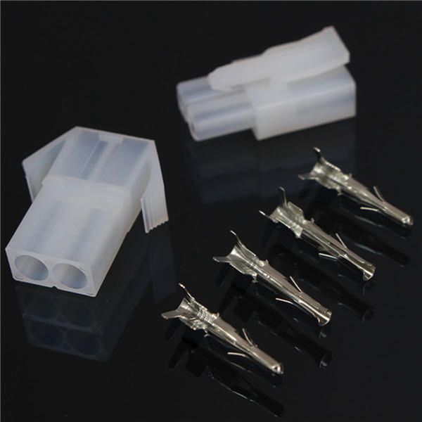 

replacement motorcycle battery charger adapter 2 way pin connector kit