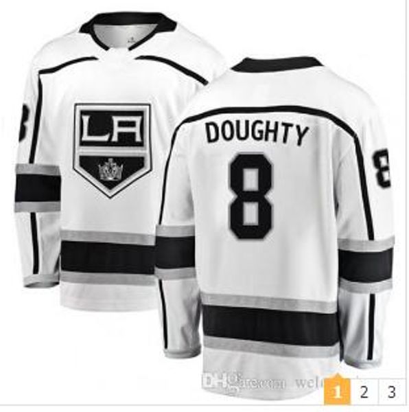 

Men 039 8 drew doughty player jer ey embroidery logo whole ale q77