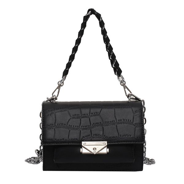 

luxury women's chain shoulder bags 2020 new fashion ladies messenger bag designer buckle handbags purse flap bags bolsa feminina