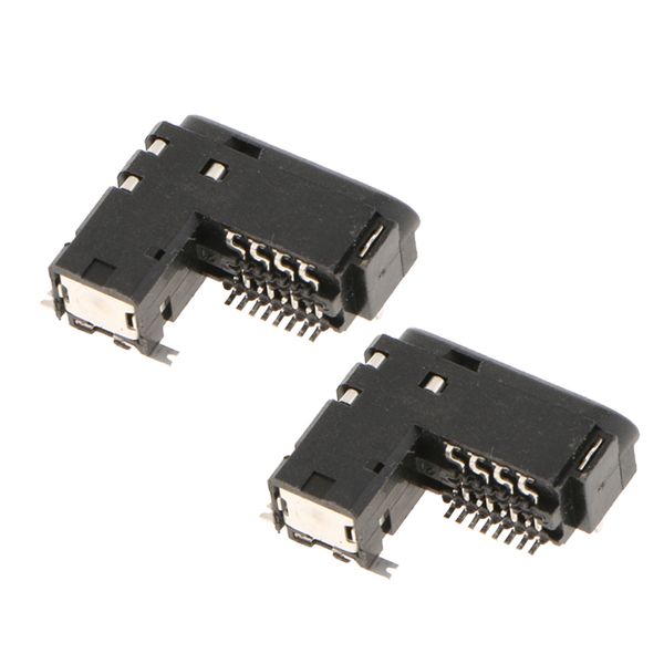 

2pack headset headphone audio jack component port 2.0 interface compatible with playstation 4 ps4 controller