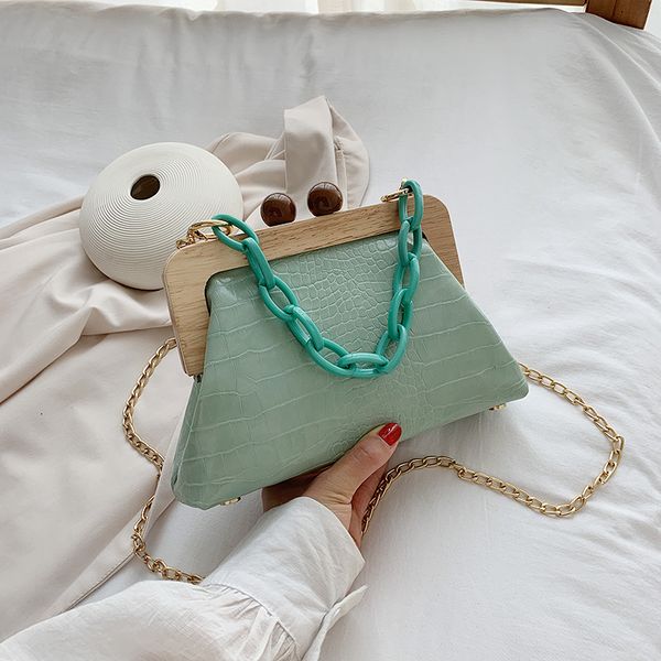 

female alligator pu leather crossbody bag for women 2020 chain shoulder messenger bag ladies hand sling luxury handbags designer