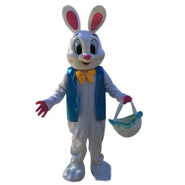 2019 Vendita diretta in fabbrica Vendi come le torte calde Costume da mascotte coniglietto pasquale professionale Bugs Rabbit Hare Adult