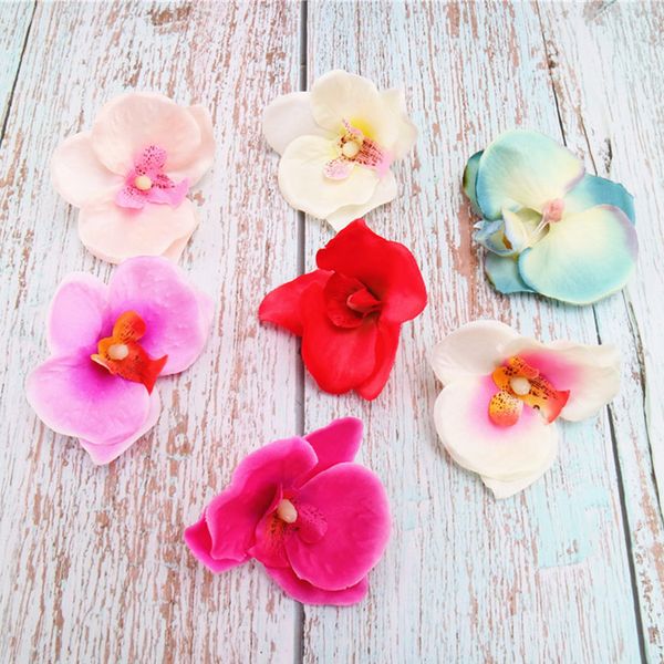 

artificial silk flower heads orchid large for walls diy decoration fake orchid home party decor garland wholesale 6cm 10pcs lots