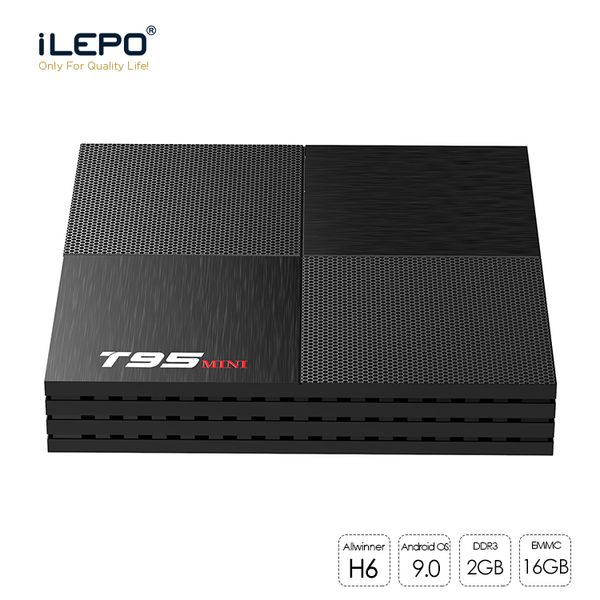 

smart tv android tv box t95 mini android 9.0 tv box allwinner h6 2+16gb support hd 2.4g wifi