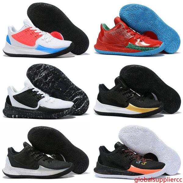 

новый кирие low 2 черное золото белый желтый фиолетовый синий лед обувь bottom баскетбол для обеспечения высокого качества mens kyrie2 2s сп