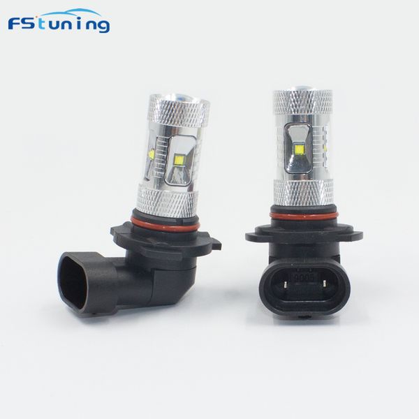 

10pcs 30w 9005 hb3 led car headlight fog lamps drl daytime running light projector lens hb3 9005 led fog light