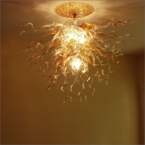 

personal circle crystal mouth blown glass with 110v-240v led bulbs turkish style hand blown glass chandelier light for livingroom decoration