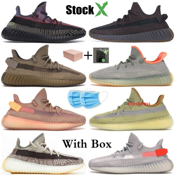 

mew earth cinder tail light kanye west desert sage yecheil black static reflective running shoes marsh glow clay zebra men women sneakers
