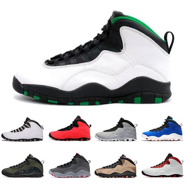 

10 10s seattle jumpman mens basketball shoes westbrook class of 2006 tinker steel grey black white trainers sneaker