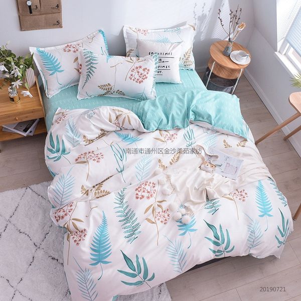 

bedding set luxury the red crane 3/4pcs family set sheet duvet cover pillowcase boy room flat sheet, no filler 2019 bed set
