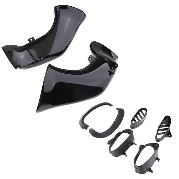 

motorcycle left right air duct intake pipe