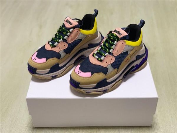 

paris home new autumn and winter womenss thick-soled sneakers menss casual shoes couple wild fashion tide shoes many colors to choose from02, Black