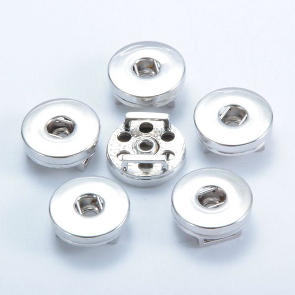 Alaşım 18mm noosa değiştirilebilir Snap düğmeleri taban diy zencefil snap deri bileklik mücevher aksesuarı