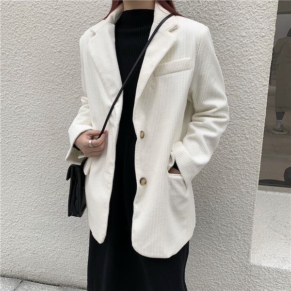 

make firm offers recreational easing corduroy jackets, Black;brown
