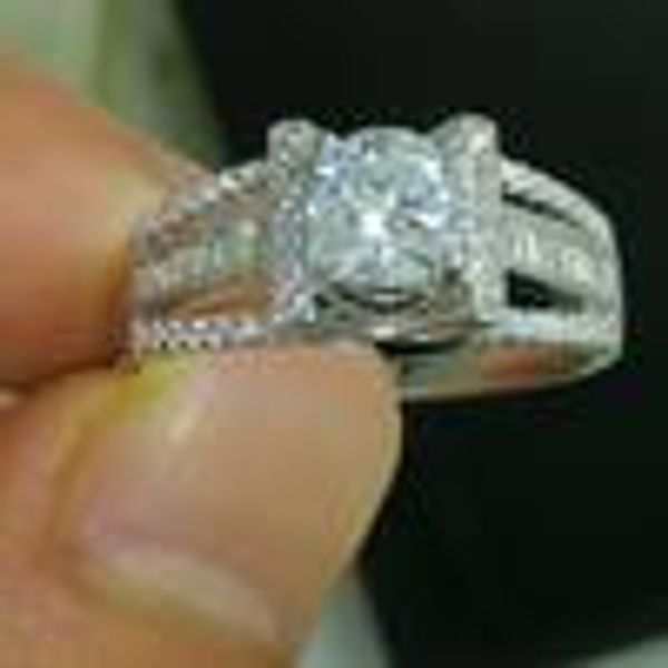 

new 100% brand fine jewelry 925 sterling silver white z gem women wedding lovers ring size5 6 7 8 9