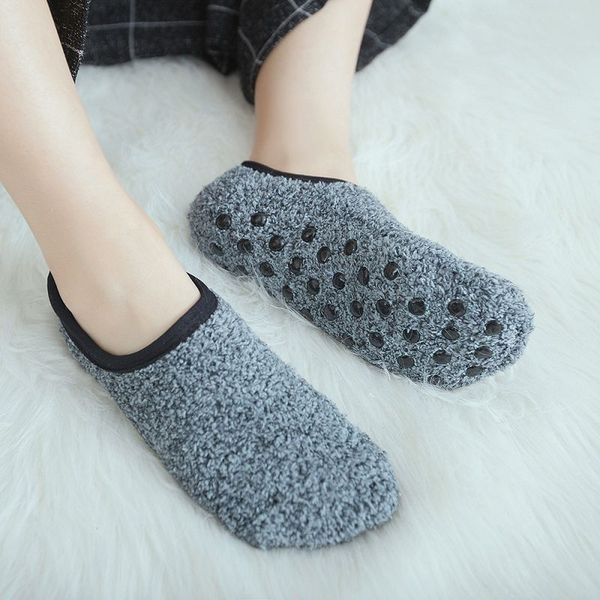 

sports socks women's thicken warm plus velvet inside dance dispensing comfortable style winter with young woman, Black