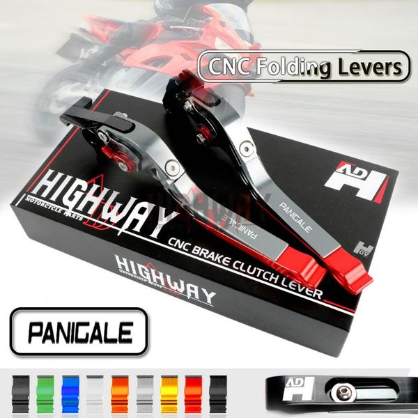 

adhighway cnc adjustable folding extend brake clutch levers for 959 panigale 16-17