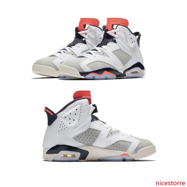 

6 carmine basketball shoes classic 6s unc black blue white infrared low chrome women men sport shoe oreo alternate oreo cat with