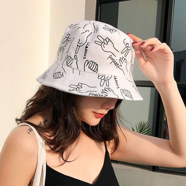 

four seasons women cap fashion stingy brim hats with print pattern breathable casual fitted beach hats with letters optional, Blue;gray