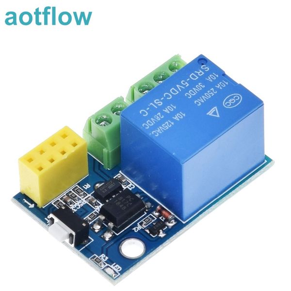 

relay module(esp8266 esp-01s 5v wifi) things smart home remote control switch for arduino and control via phone app
