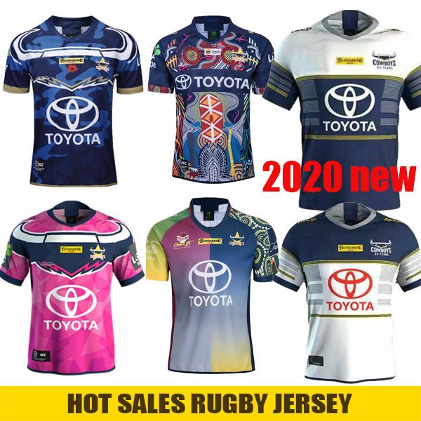 

2020 new north queensland cowboys rugby jersey cowboys men women indigenous defence jerseys johnathan thurston 2019 testimonial premiership, Black;gray
