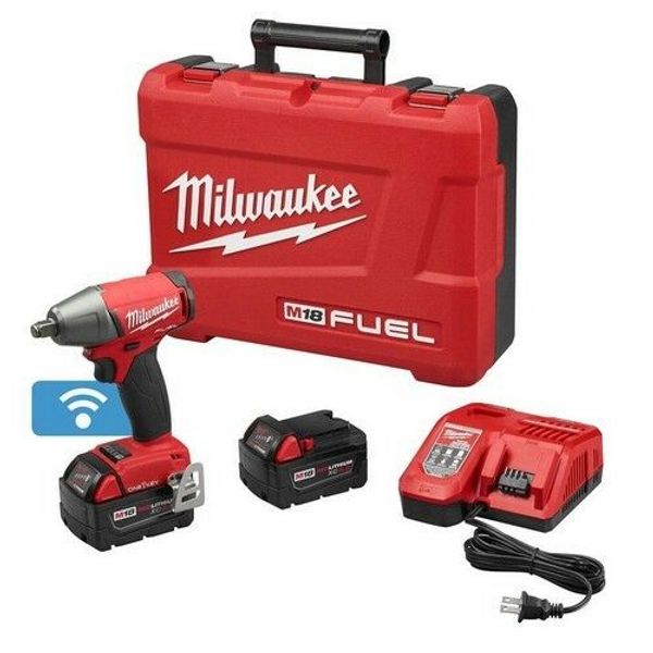 

Cordle impact wrench 1 2in friction ring kit 18 volt lithium ion 5 0ah battery