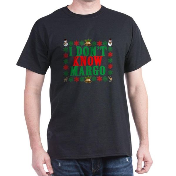 

men's t-shirts i don't know margo-christmas vacation.t-shirt, White;black