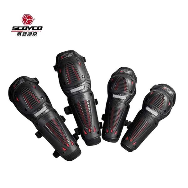 

summer breathable motorcycle knee and eblow set motocross kneecap elbow pads 4 pcs motorbike protective gear pp shell size