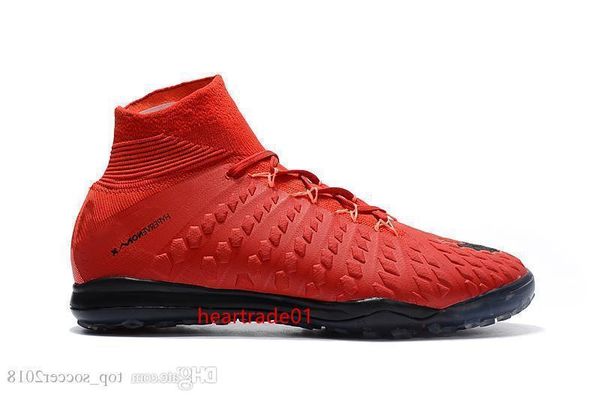 

red sell black original soccer cleats hypervenomx proximo ii df tf turf neymar jr mens indoor soccer shoes football boots
