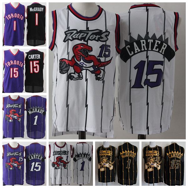 

Винтаж Трейси Макгрэди Винс Картер Баскетбольная Майка Мужские Сшитые Рубашки