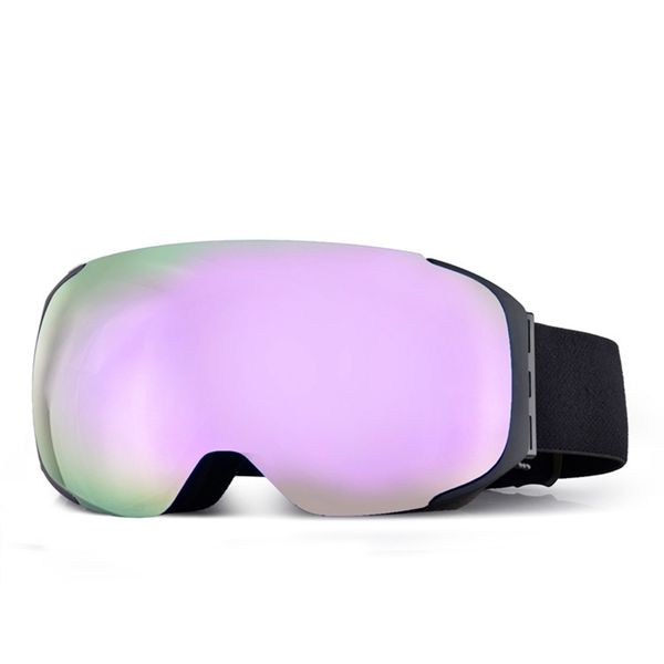 

ski goggles with magnetic night skiing anti-fog uv400 snowboard goggles for men women spherical ski glasses customizable logo