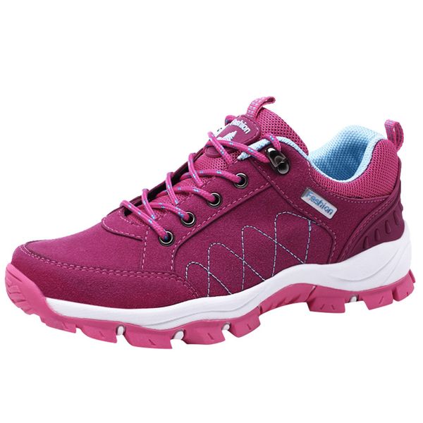 

sagace mountain climbing shoes for women lace up breathable casual sneakers women casual shoes womens flats outdoor breathable, Black