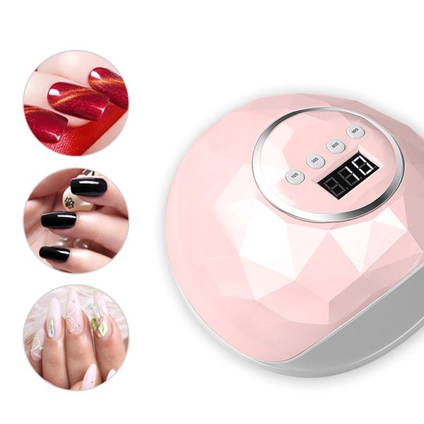 

86w uv led lamp nail dryer for nails art curing all gel polish nail dryer 10s/30s/60s/99s timer manicure machine art tools