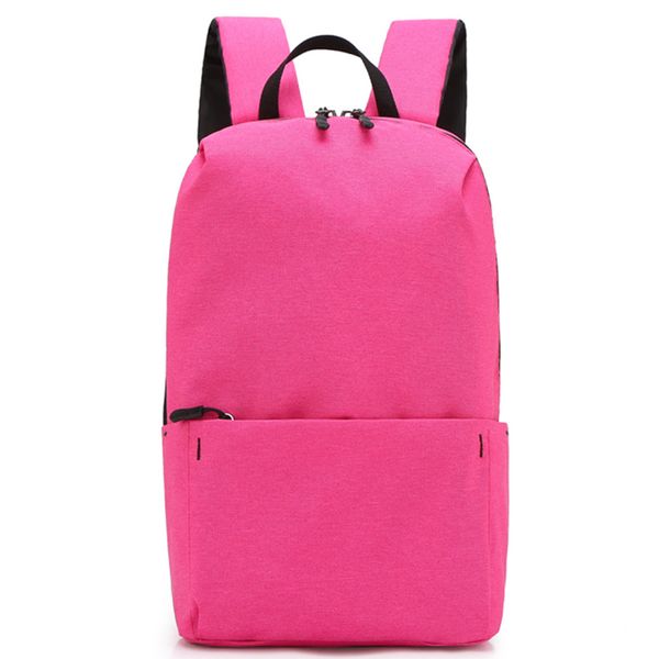 

leisure campus miniature college bag ultralight outdoor travel bag rose red