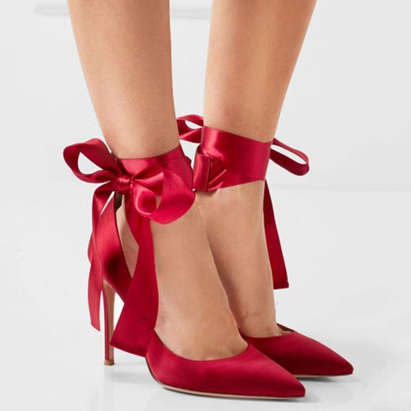 

shofoo shoes,celebration fashion satin fabric, about 11 cm high-heeled women's shoes, pointed toe pumps, Black