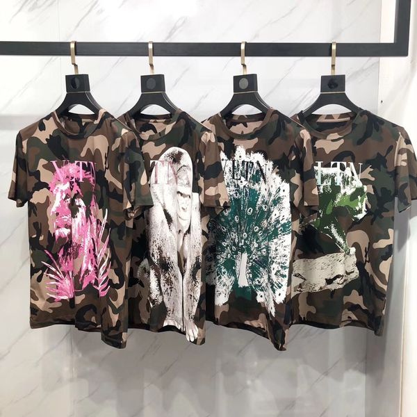 

Popular logo ummer new camouflage animal letter 3d printing hort leeved t hirt fa hion ca ual jacket men