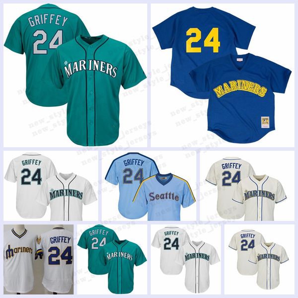 

Seattle Ichiro Suzuki 2019 Mariners Jersey 22 Robinson Cano 24 Ken Griffey Jr. Jerseys Mens cool base flex Baseball Jerseys Edgar Martine