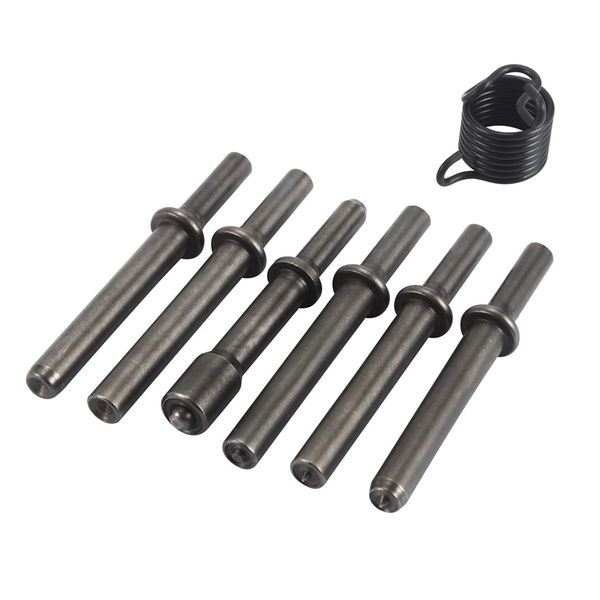 

hlzs-7 pcs great heavy duty smoothing pneumatic air rivet hammer tools kit