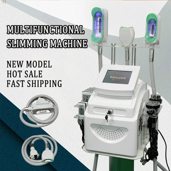 

2020 высокое качество 6 в 1 машине cryolipolysis 360 градусов тучная кавитация 40k rf потери веса сжигание жира тела тонкий оборудование
