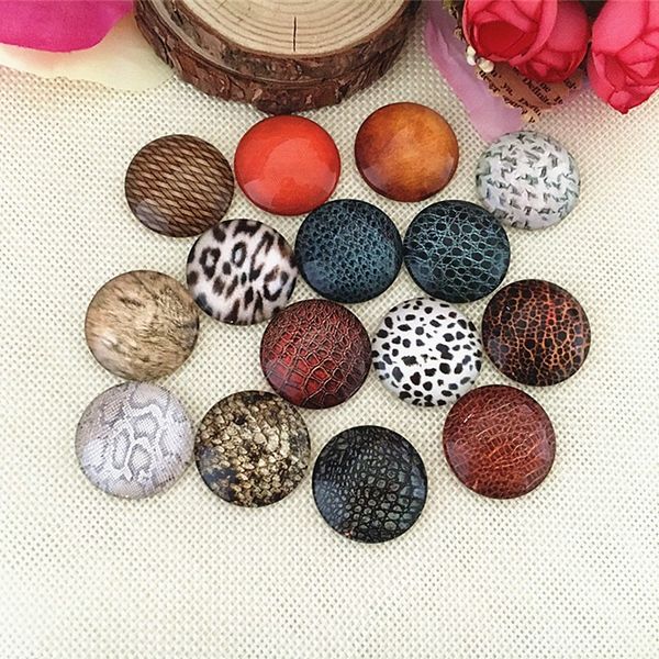 

mix style leopard 10mm 12mm 14mm 18mm 20mm 25mm 30mm p round glass cabochon demo flatback jewelry diy making, Blue;slivery