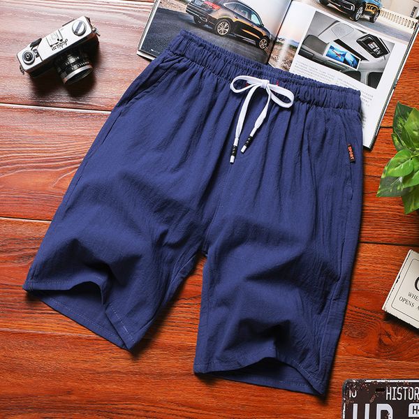 

running shorts 2021 summer men's cotton korean version of the solid color slim lace beach soccer cycling, Black;blue