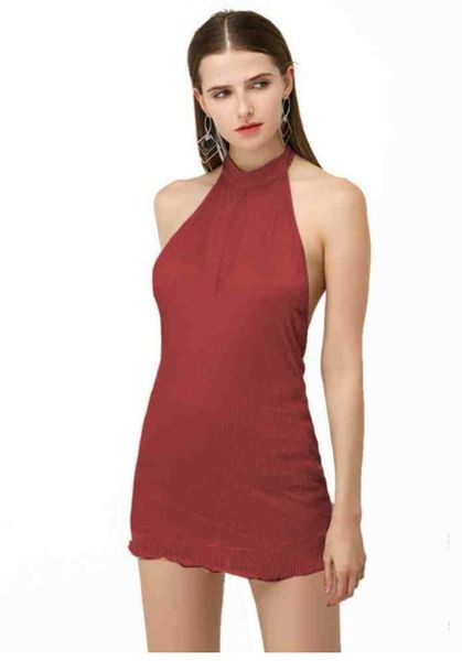 

2020 european and american nightclubs new women's stand-up collar backless perspective tight dress, Black;gray