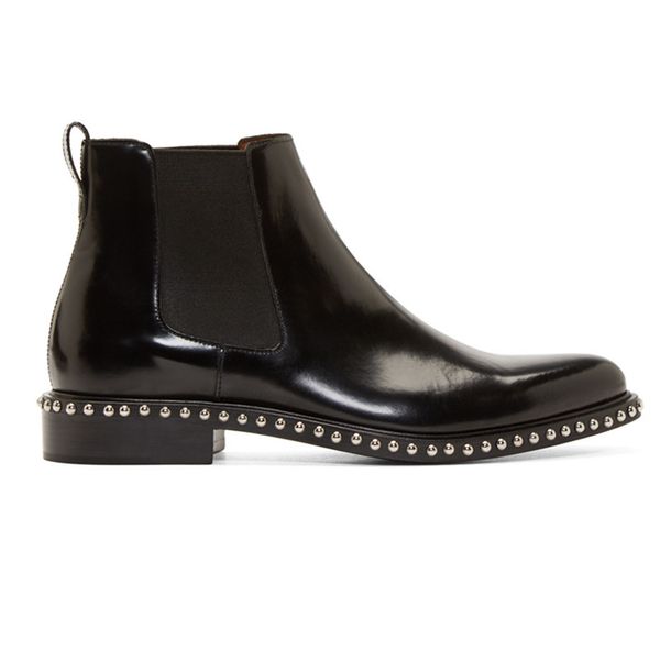 

boots bordered black wedge stage men formal autumn winter brogue fashion