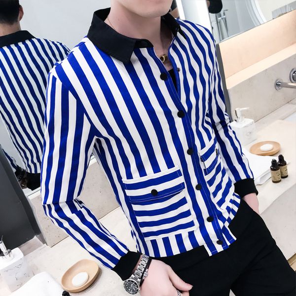 

new stripe homens jacket male bomber outfit streetwear vintage fashion casual suit coat outerwear terno masculino, Black;brown