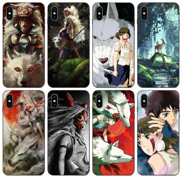 

tongtrade] принцесса мононоке чехол для iphone 11 pro x xs max 8 7 6s 6p 5s 5p galaxy a8 a9 star pro huawei y7 y9 p20 lg nexus 5x крышки сл
