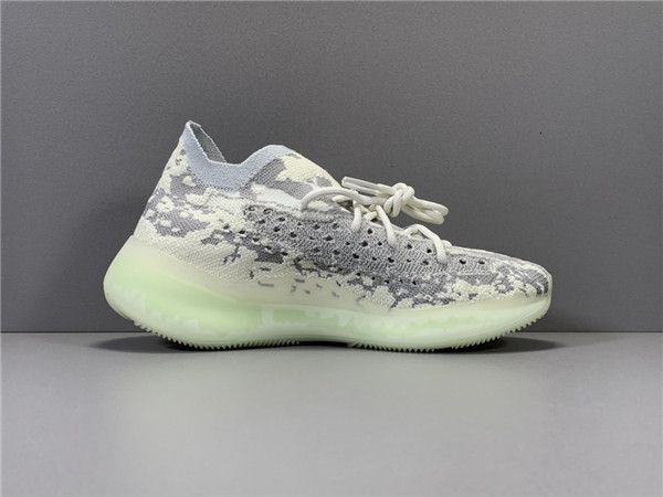 

2019 380 3 с коробкой kanye v citrin черный белый чужой зеленый желтый кроссовки мужчины женщины мода работает открытый обувь