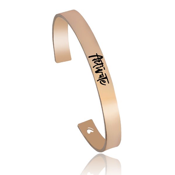 

new letter couple bracelets fashion accessories, Black